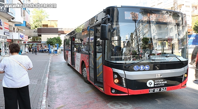 15 Temmuz'da Antalya'da Toplu Ulaşım Ücretsiz