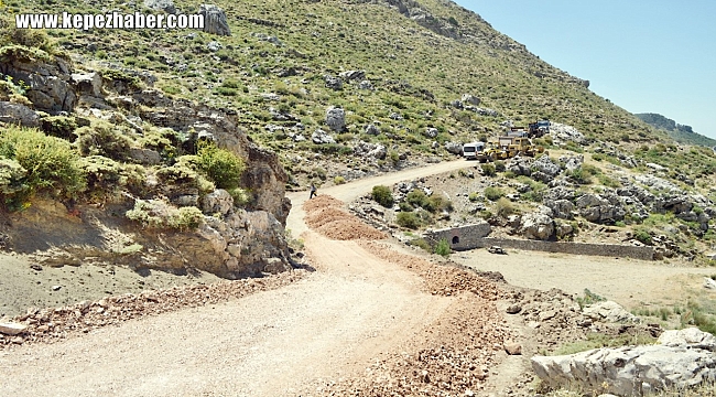 Antalya'da Senir Yayla Yolu Yenileniyor