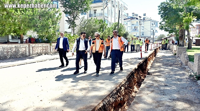 Başkan Kocagöz, Kepez'deki Projeleri Yerinde İnceledi