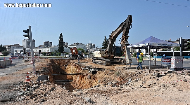 Kepez'de Su Baskınlarına Karşı Altyapı Çalışması Başlatıldı