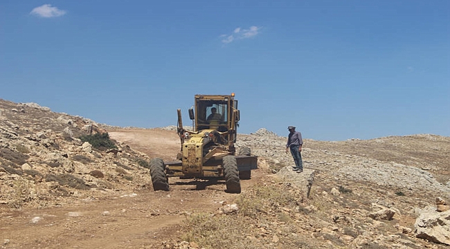 Çukurelma'da Yayla Yolu Bakım ve Genişletme Çalışması