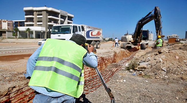 Aksu'da Kanalizasyon Altyapı Çalışmaları