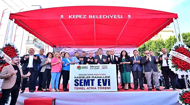  Habibler Semt Evi İnşaatı Başladı