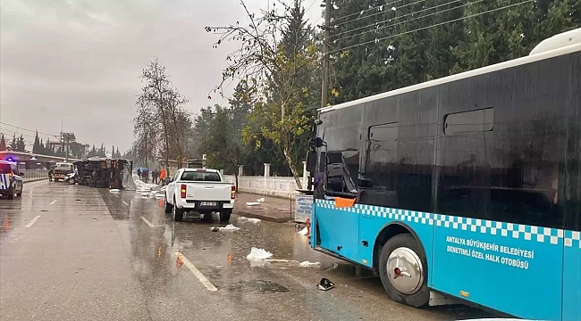 Antalya Kepez'de Feci Kaza: 1 Ölü, 1 Yaralı